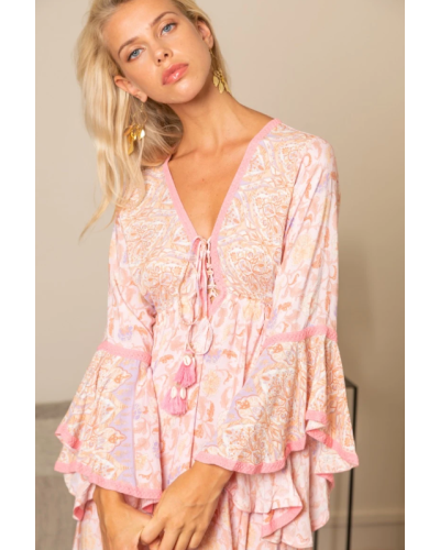 Vestido Jara Rosa