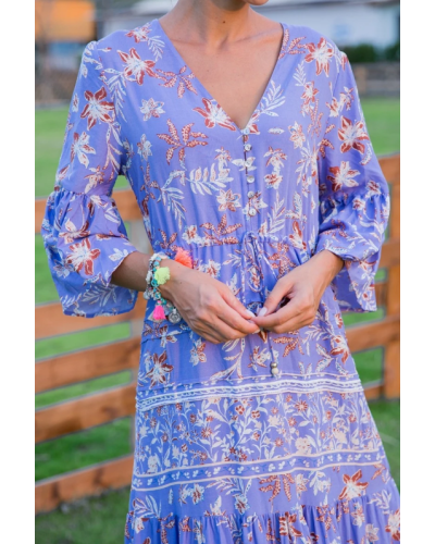 Vestido Nieves Flores