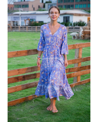 Vestido Nieves Flores
