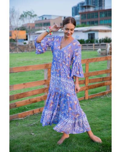 Vestido Nieves Flores