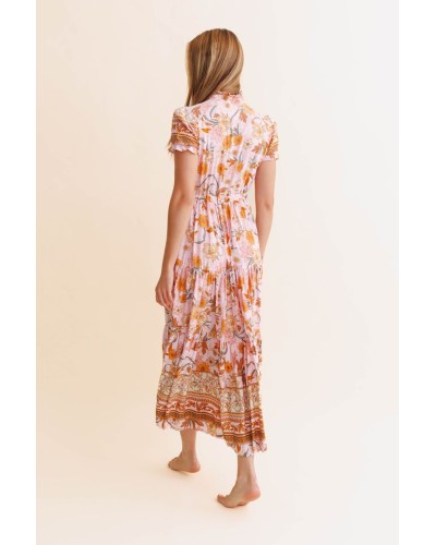 Rina Peach Dress