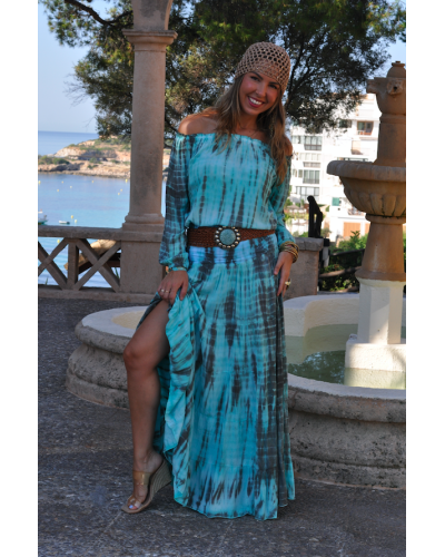 Falda Zahara  Gypsy Tie Dye