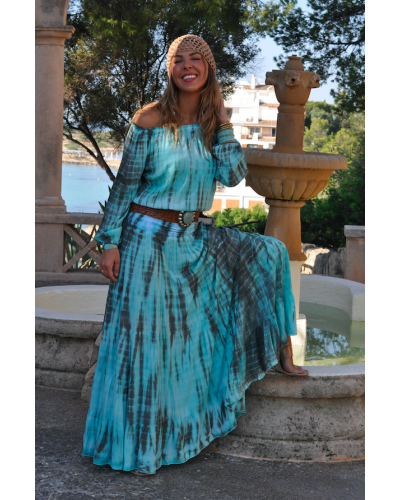 Falda Zahara  Gypsy Tie Dye