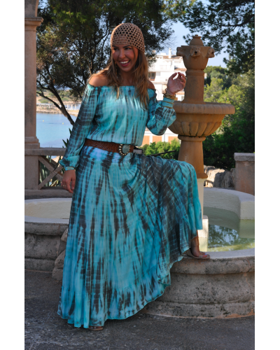 Falda Zahara  Gypsy Tie Dye