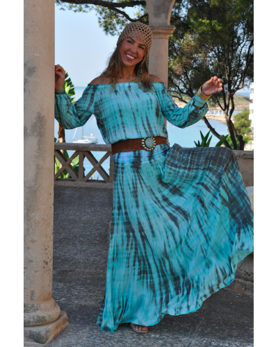 Falda Zahara  Gypsy Tie Dye