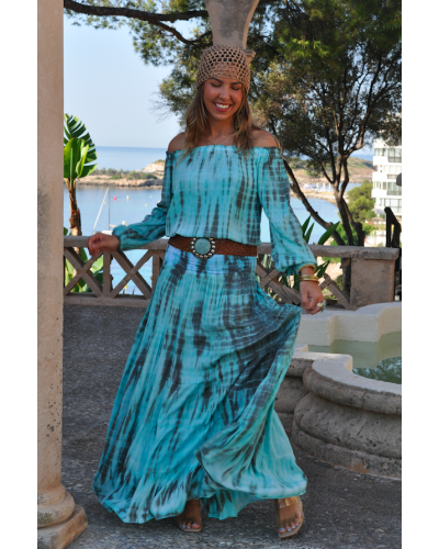 Falda Zahara  Gypsy Tie Dye