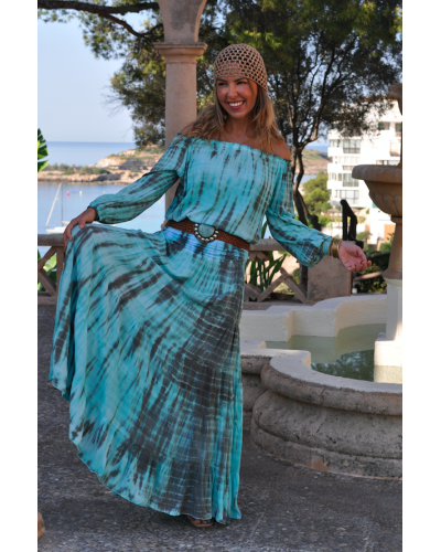 Falda Zahara  Gypsy Tie Dye