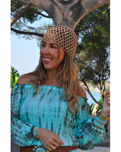 Gorro Camel Lentejuelas Gypsy