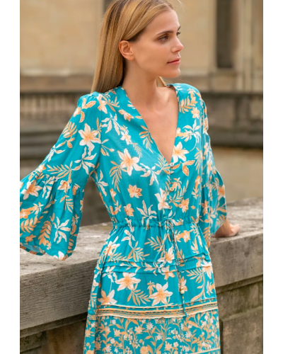 Vestido Nieves Turquesa