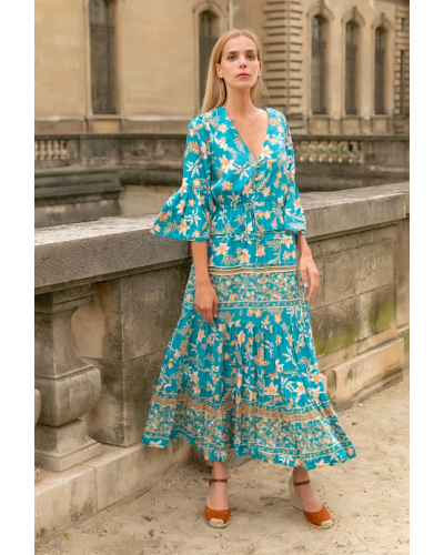 Vestido Nieves Turquesa