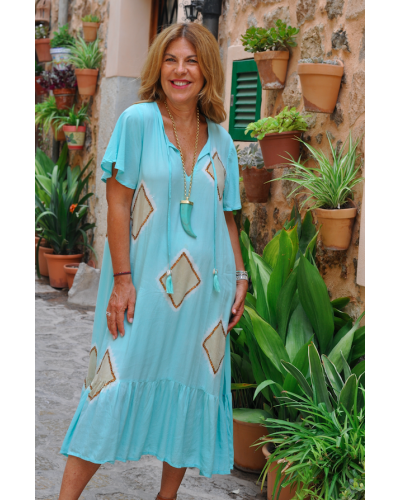 Vestido Karasi Aqua