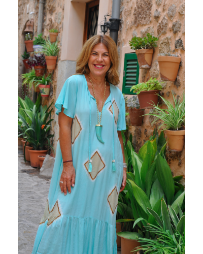 Vestido Karasi Aqua
