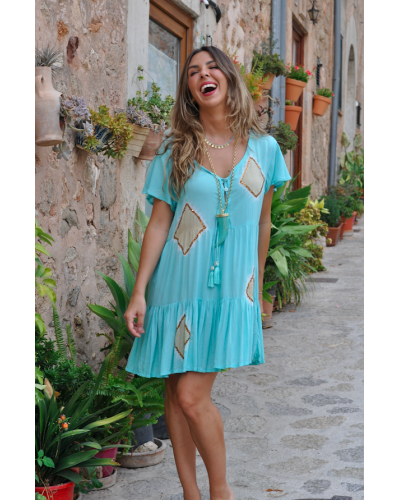 Vestido Mila Aqua
