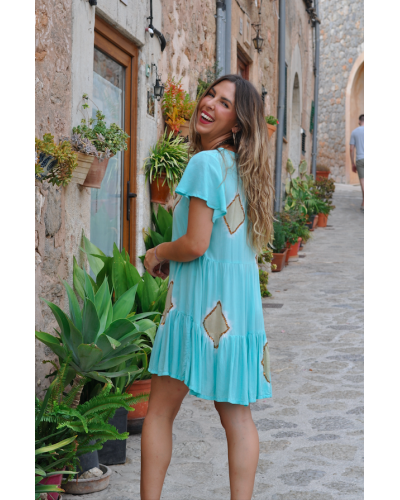 Vestido Mila Aqua