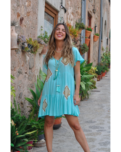 Vestido Mila Aqua