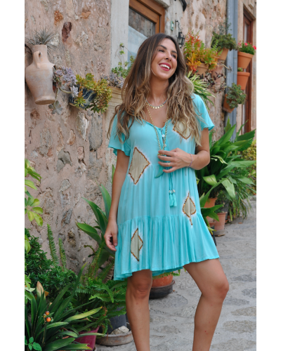 Vestido Mila Aqua