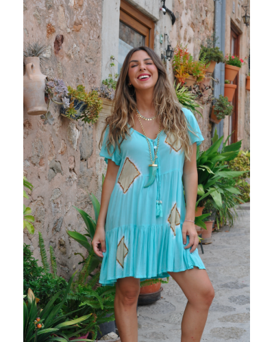 Vestido Mila Aqua