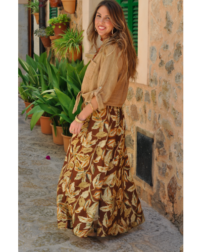 Pantalón Tropical Hojas