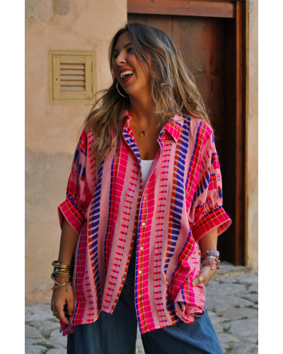 Camisa Siena Boho Pink