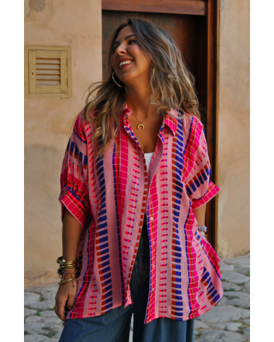 Camisa Siena Boho Pink