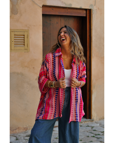 Camisa Siena Boho Pink