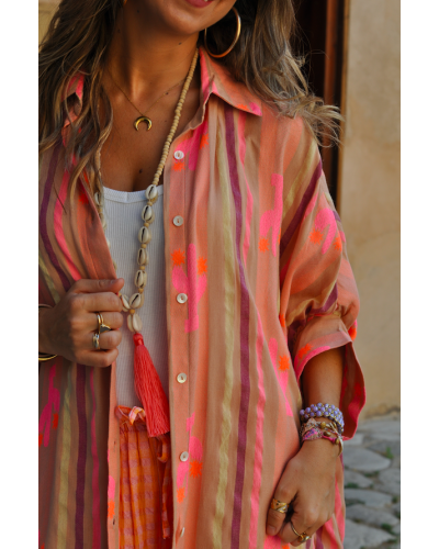 Camisa Juce Boho Camel