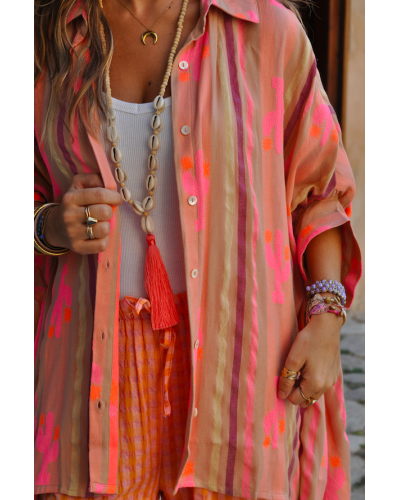Camisa Juce Boho Camel
