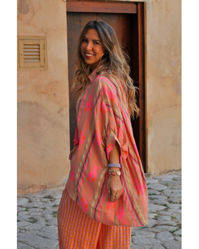 Camisa Juce Boho Camel