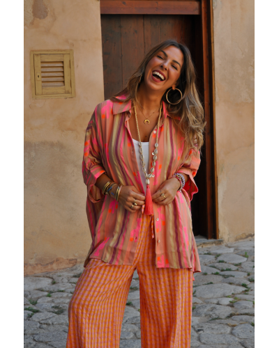 Camisa Juce Boho Camel