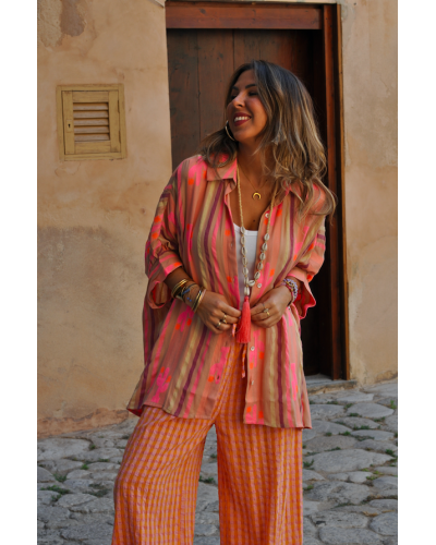 Camisa Juce Boho Camel