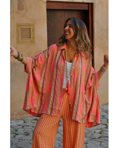 Camisa Juce Boho Camel