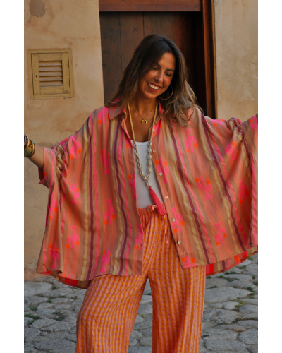 Camisa Juce Boho Camel