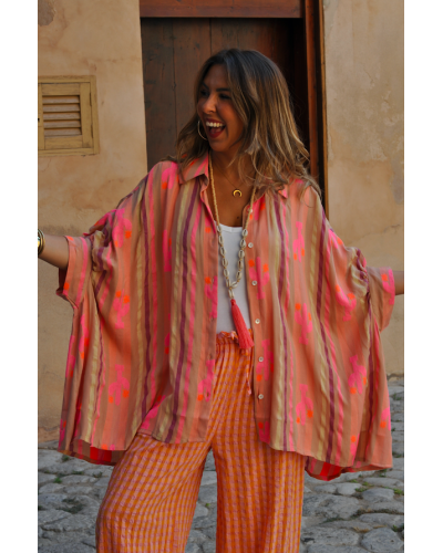 Camisa Juce Boho Camel