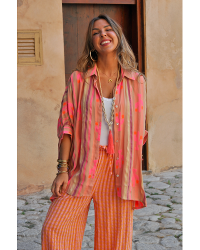 Camisa Juce Boho Camel