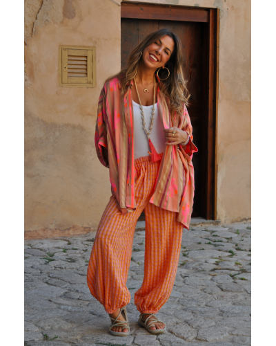 Camisa Juce Boho Camel