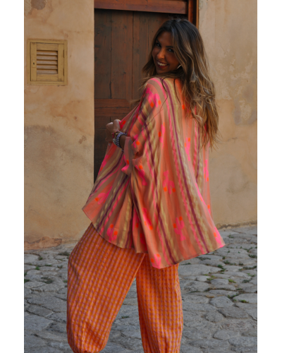 Camisa Juce Boho Camel