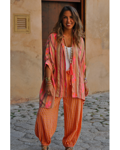 Camisa Juce Boho Camel