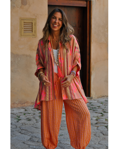 Camisa Juce Boho Camel