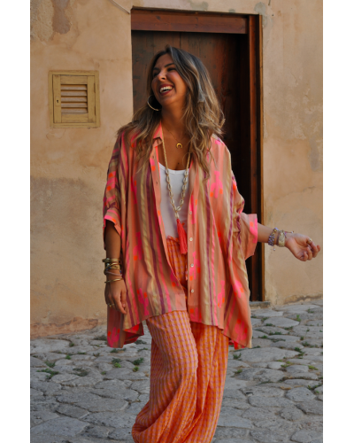 Camisa Juce Boho Camel
