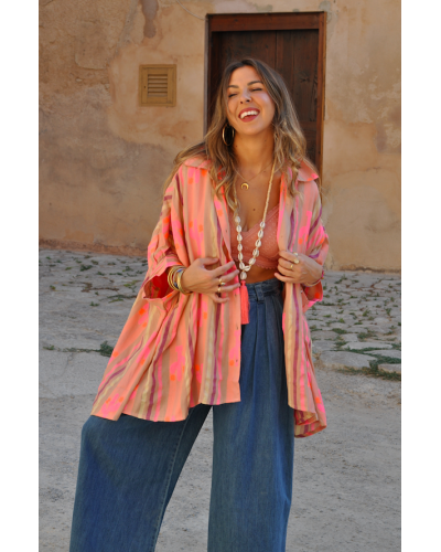 Camisa Juce Boho Camel