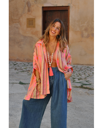 Camisa Juce Boho Camel