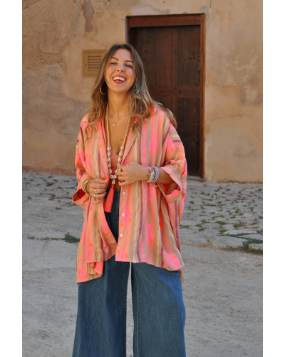 Camisa Juce Boho Camel