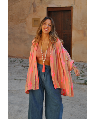 Camisa Juce Boho Camel