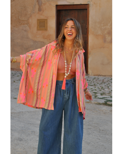 Camisa Juce Boho Camel