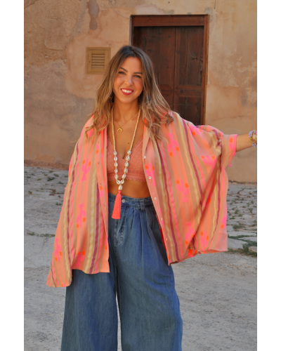 Camisa Juce Boho Camel