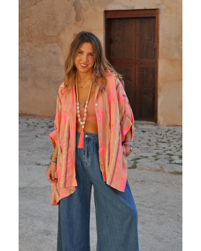 Camisa Juce Boho Camel