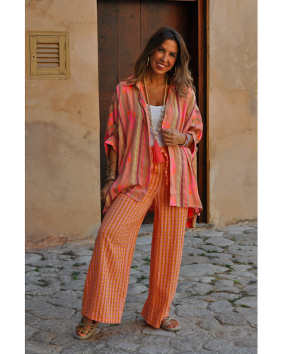 Pantalón Cuadros Recto