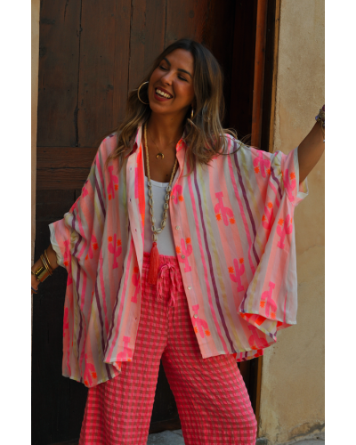 Camisa Juce Boho Off White