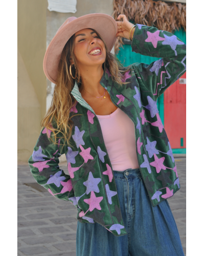 Chaqueta Sanvi Stars Boho