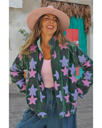 Chaqueta Sanvi Stars Boho